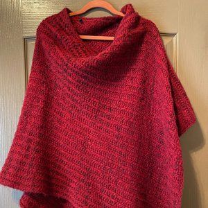 United Colors of Benetton Knitted Poncho Sweater